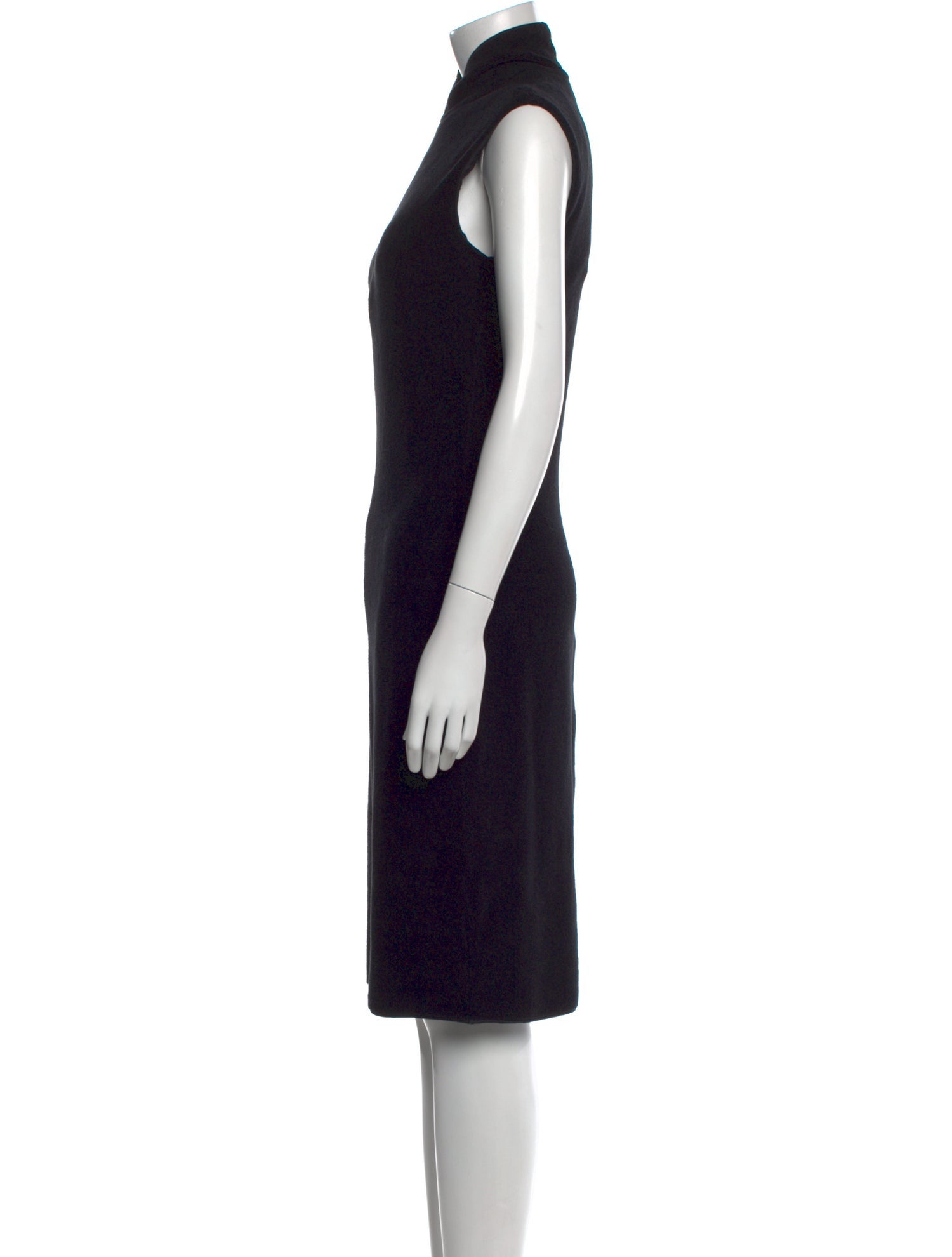 Narciso Rodriguez Mock Neck Knee-Length Dress