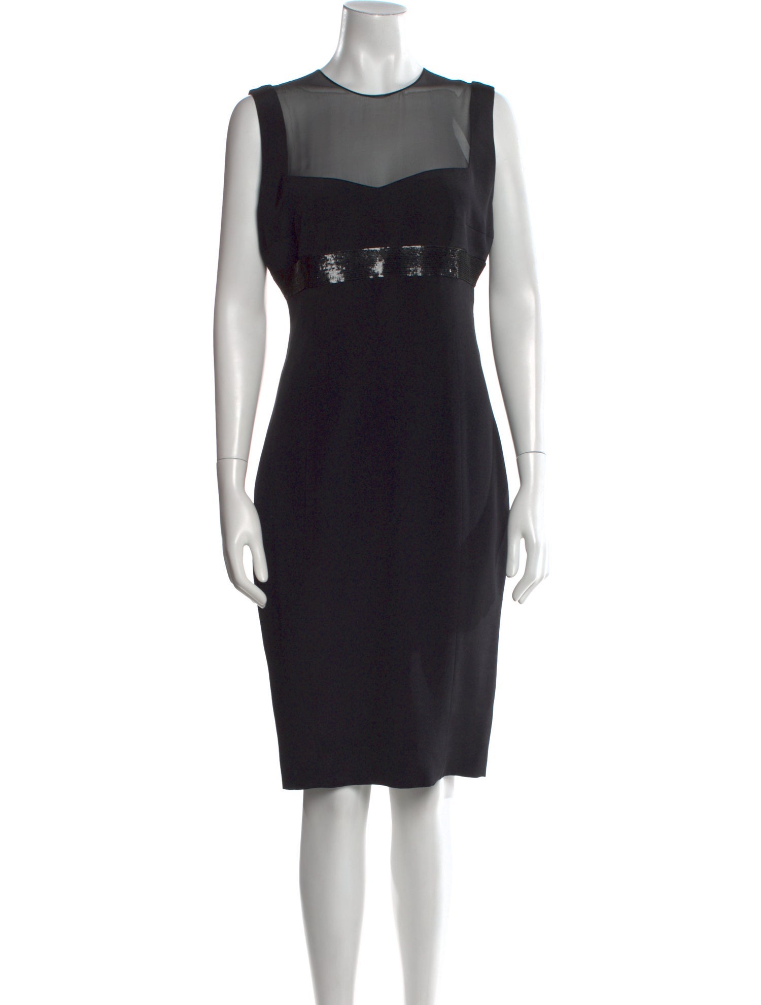 Narciso Rodriguez Crew Neck Knee-Length Dress