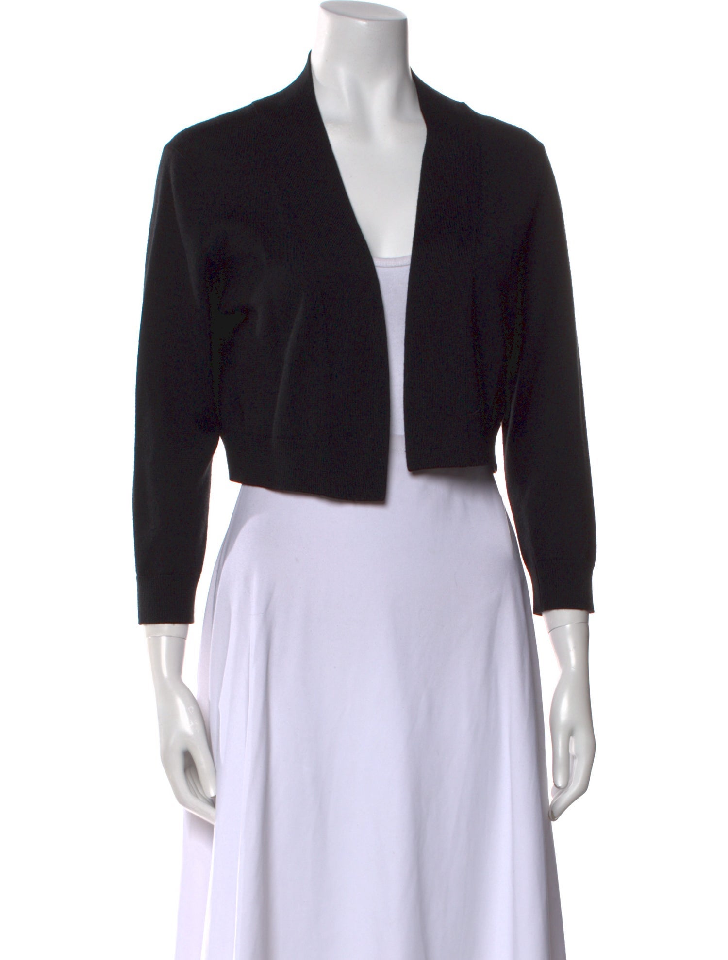 Narciso Rodriguez Merino Wool Open Front Sweater