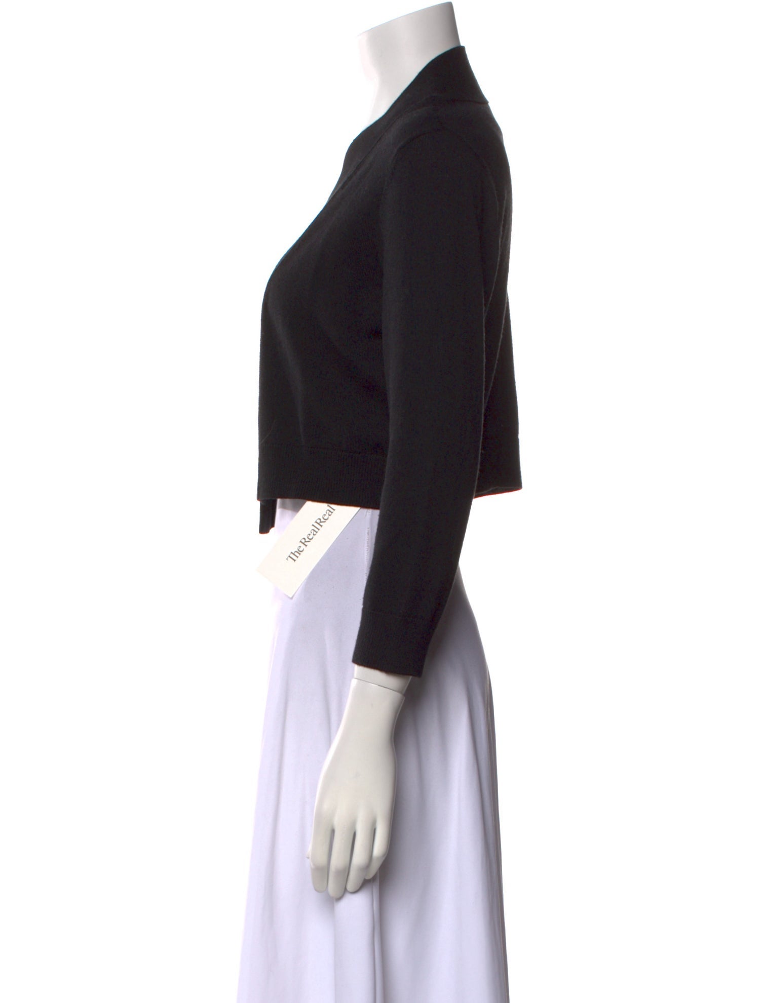 Narciso Rodriguez Merino Wool Open Front Sweater