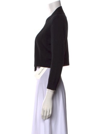 Narciso Rodriguez Merino Wool Open Front Sweater