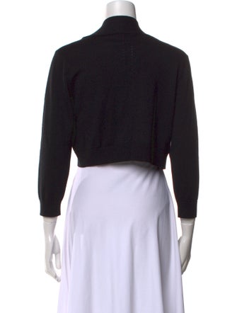 Narciso Rodriguez Merino Wool Open Front Sweater