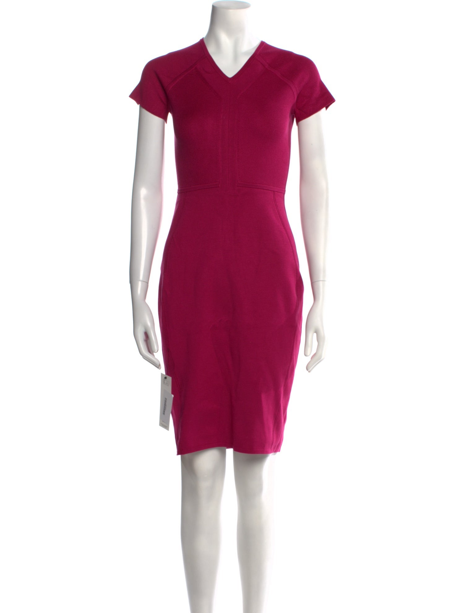 Narciso Rodriguez V-Neck Knee-Length Dress