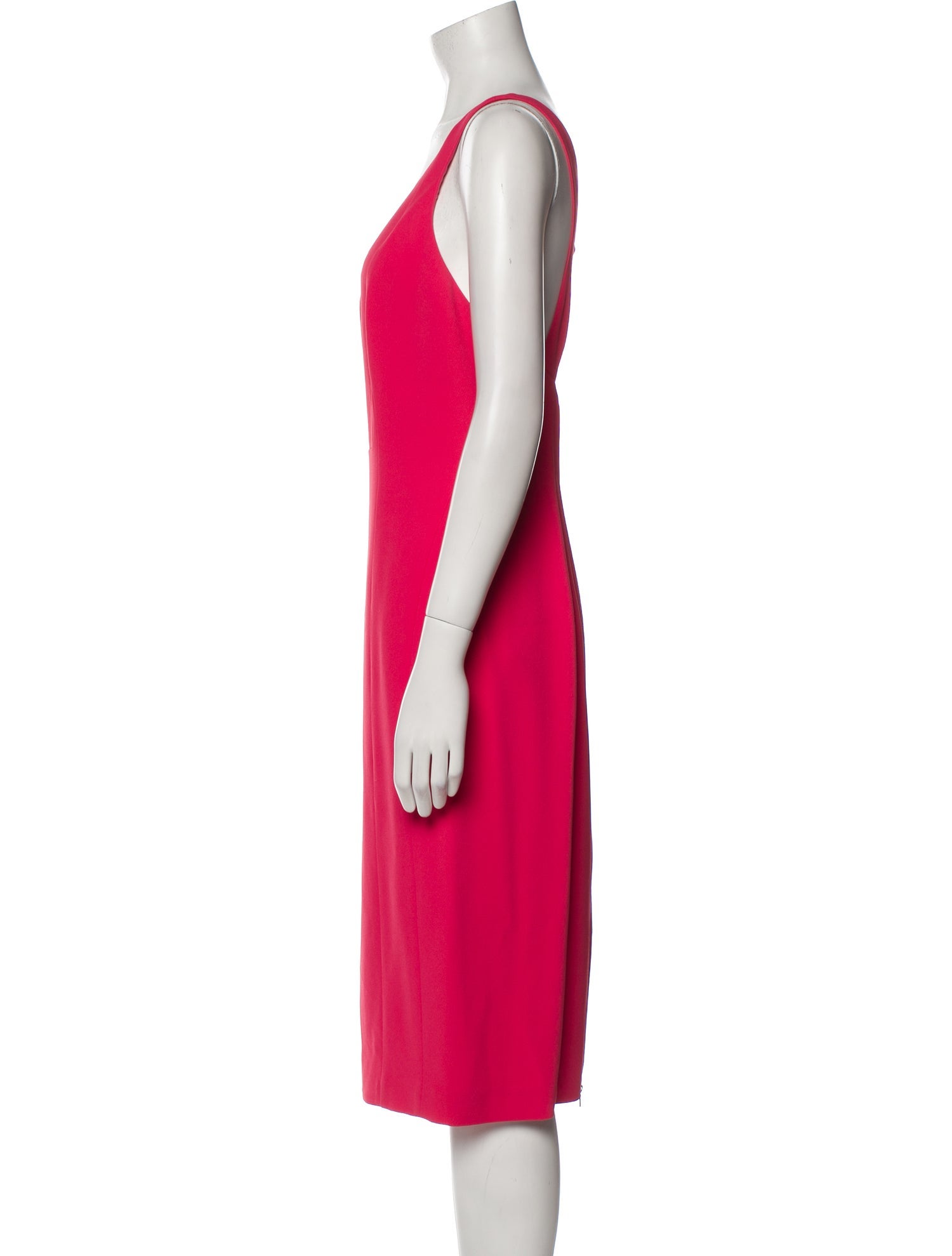 Narciso Rodriguez V-Neck Midi Length Dress