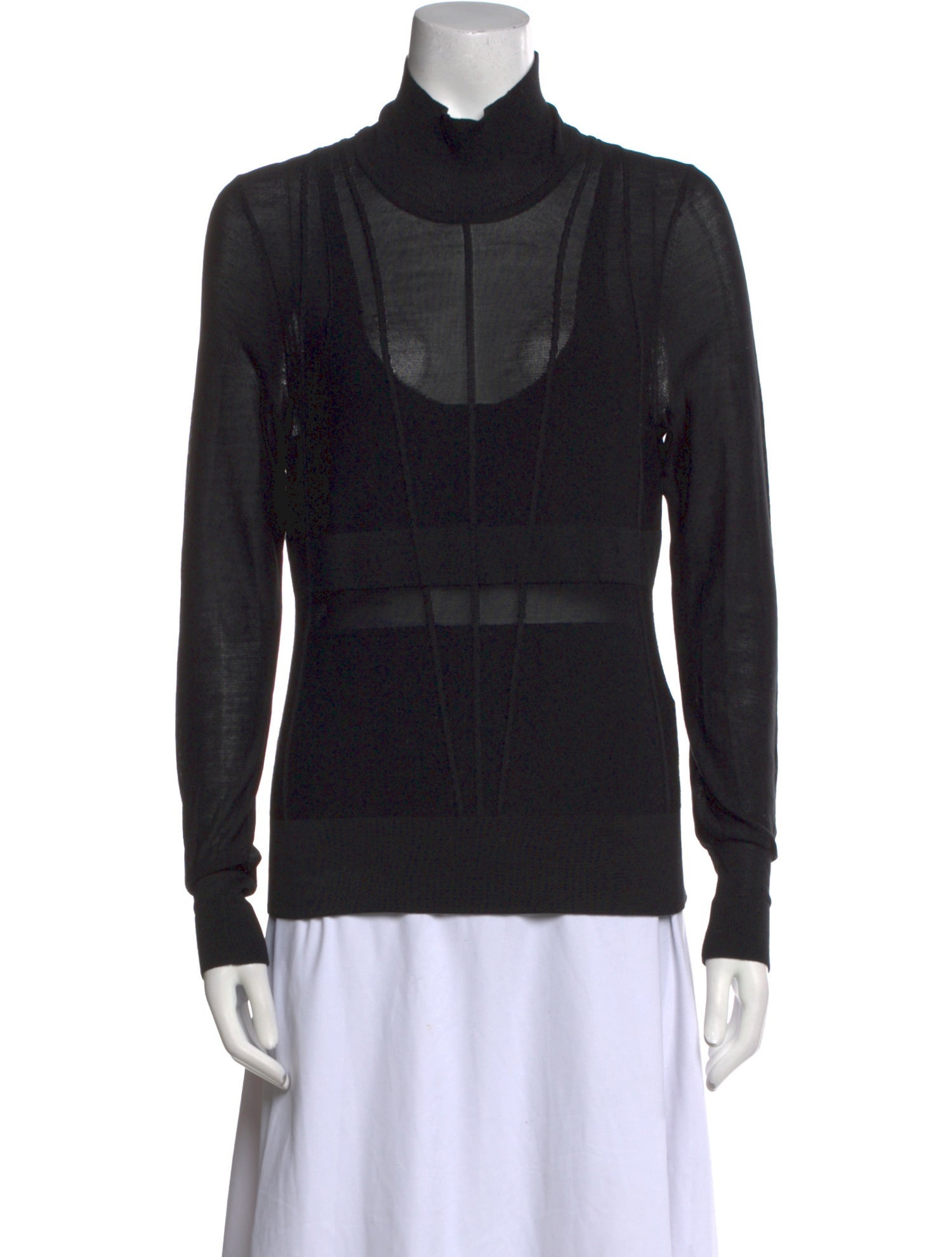 Narciso Rodriguez Wool Turtleneck Sweatshirt
