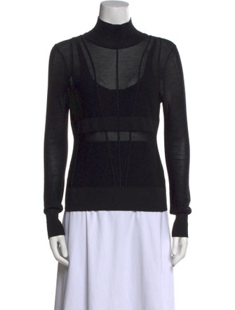 Narciso Rodriguez Turtleneck Long Sleeve Sweatshirt