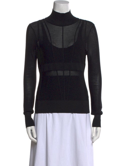 Narciso Rodriguez Turtleneck Long Sleeve Sweatshirt