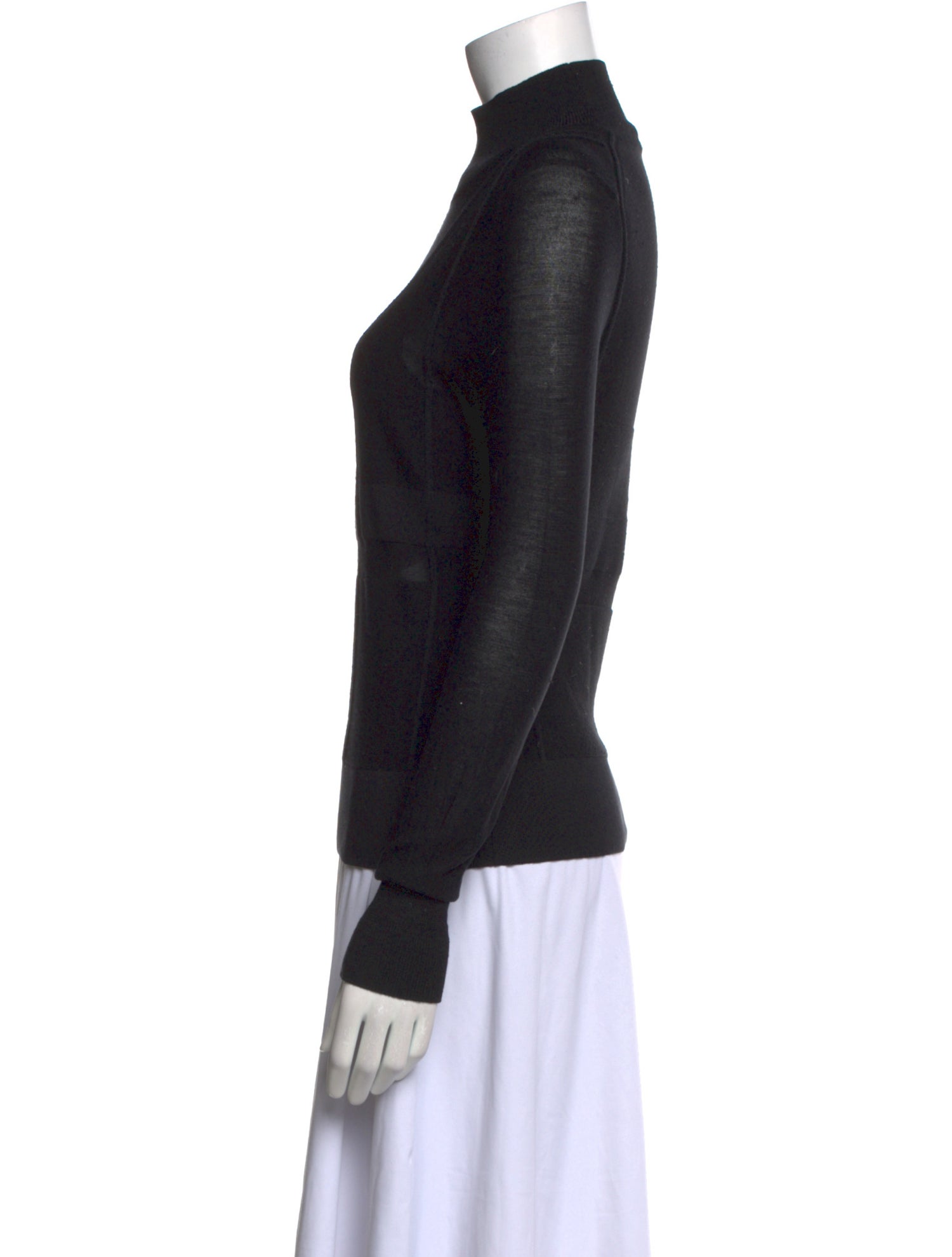 Narciso Rodriguez Turtleneck Long Sleeve Sweatshirt