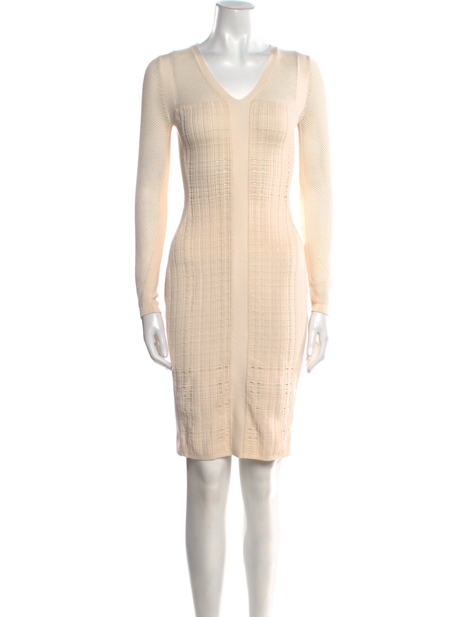 Narciso Rodriguez V-Neck Mini Dress