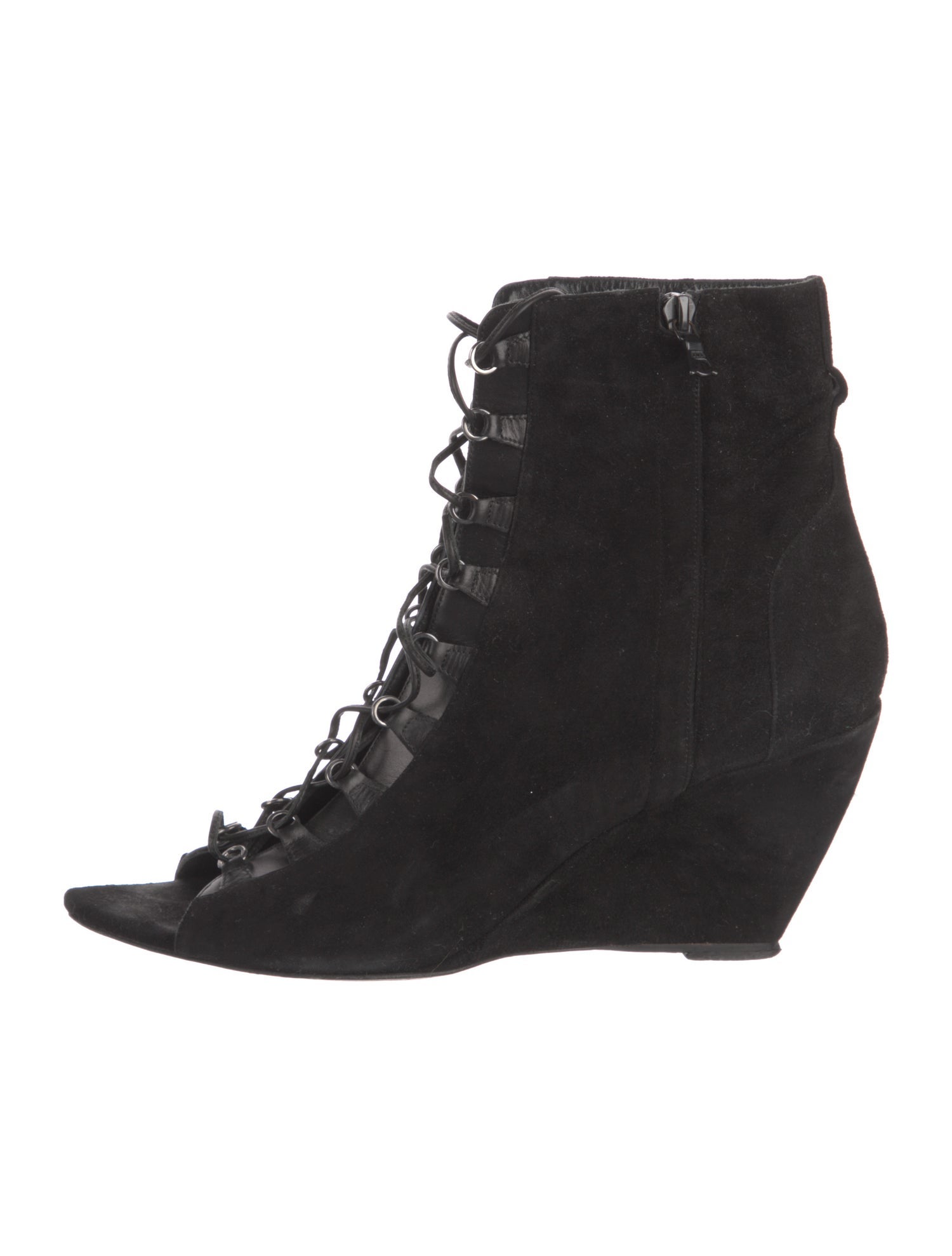 Narciso Rodriguez Suede Lace-Up Boots