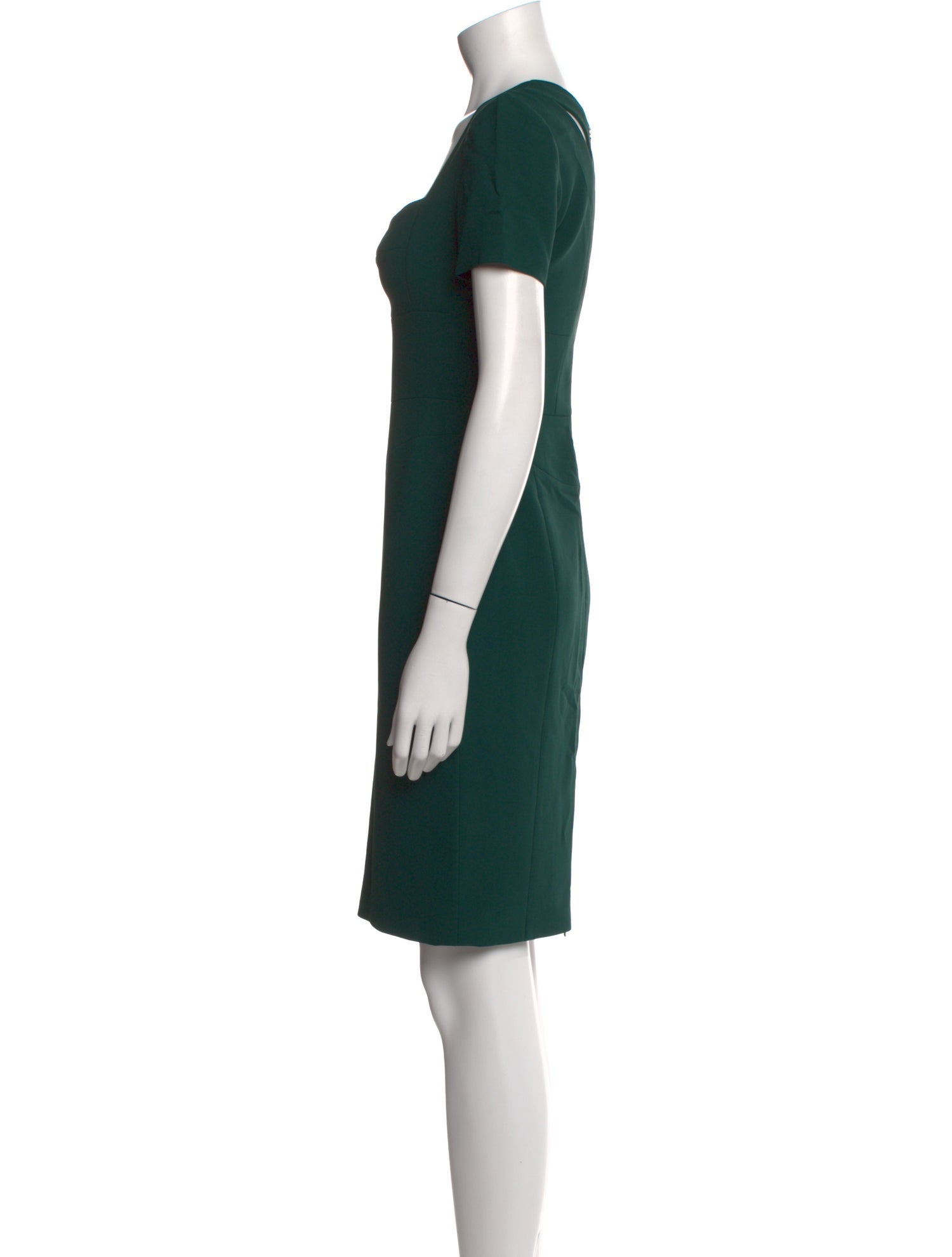 Narciso Rodriguez Square Neckline Knee-Length Dress