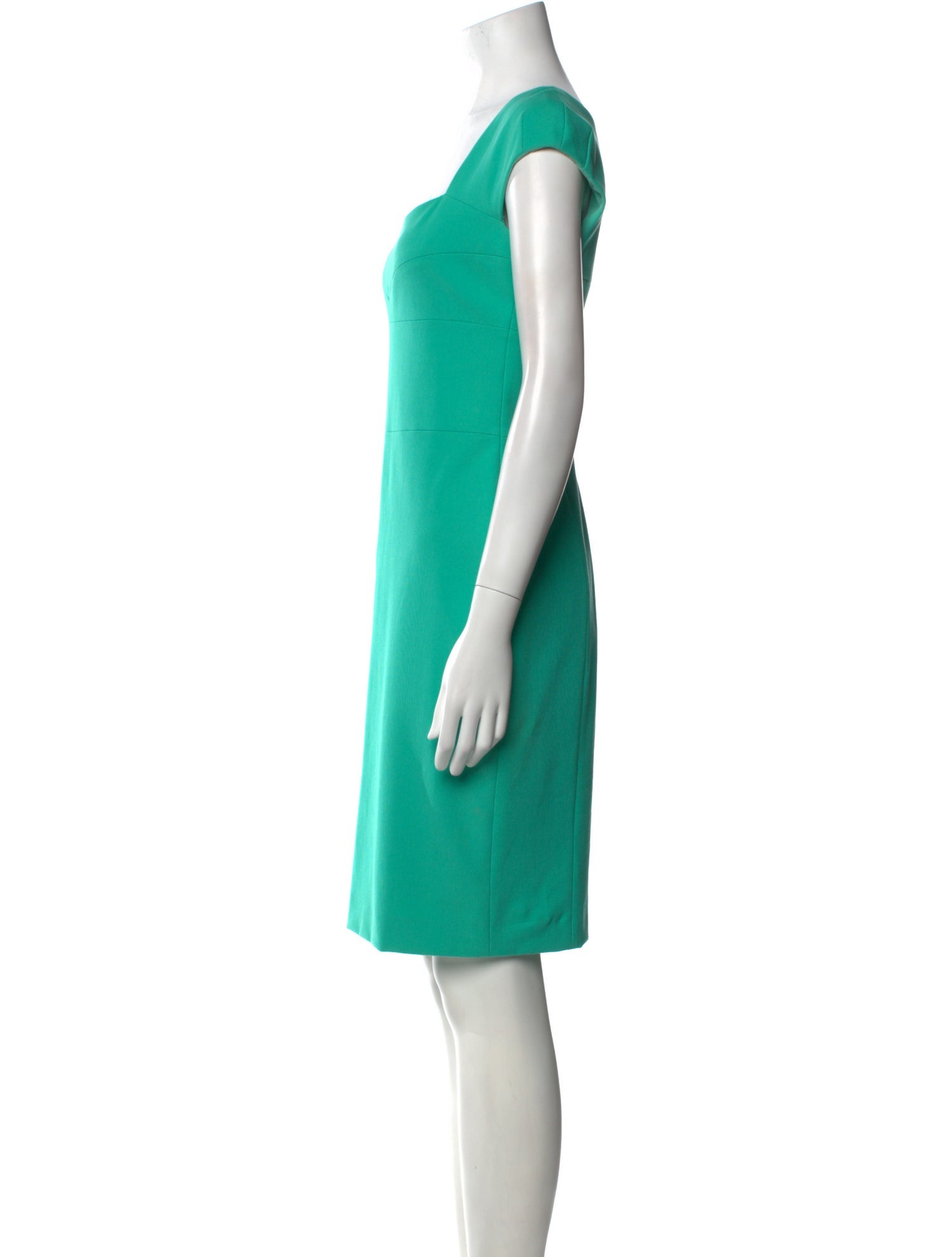 Narciso Rodriguez Square Neckline Knee-Length Dress