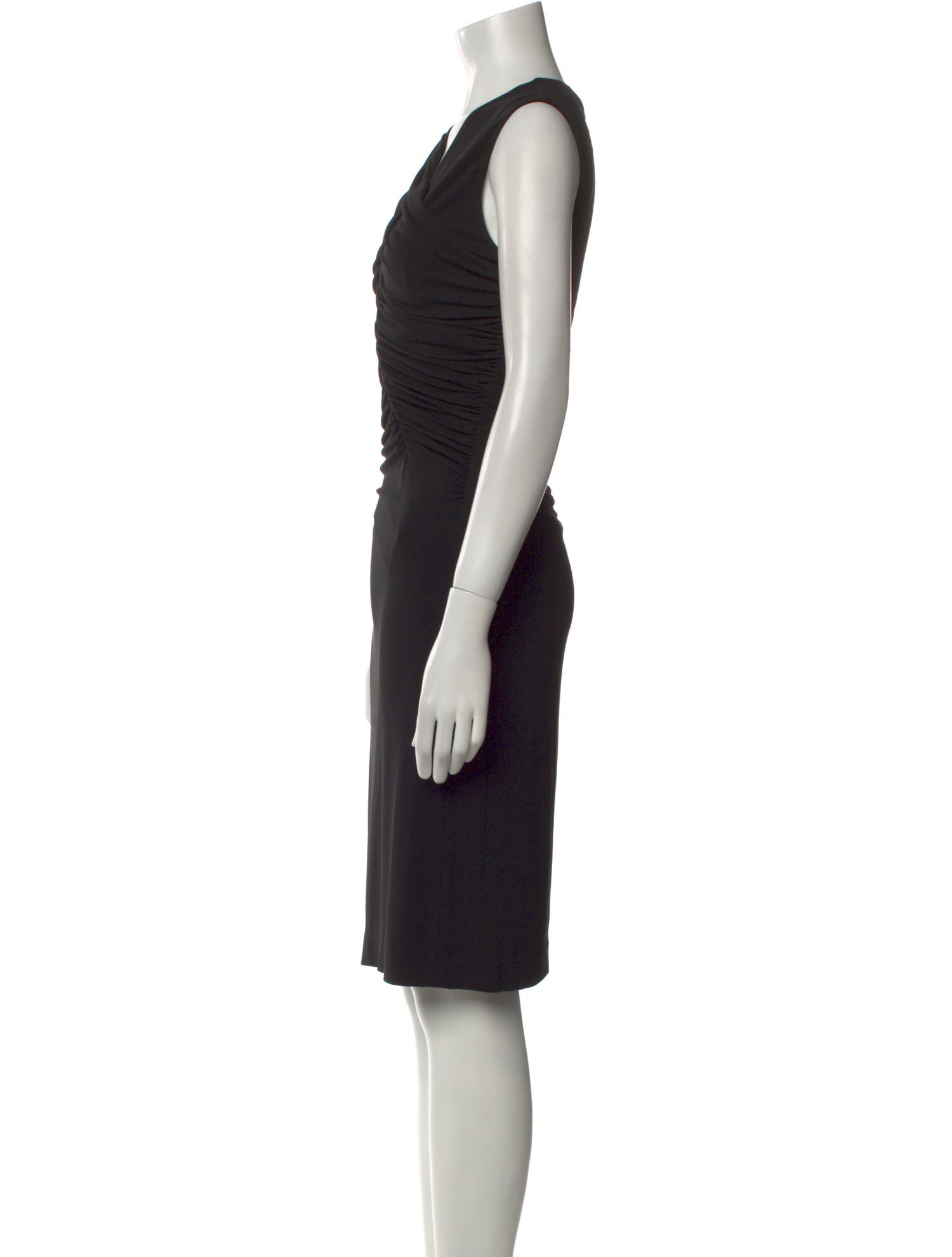 Narciso Rodriguez V-Neck Knee-Length Dress