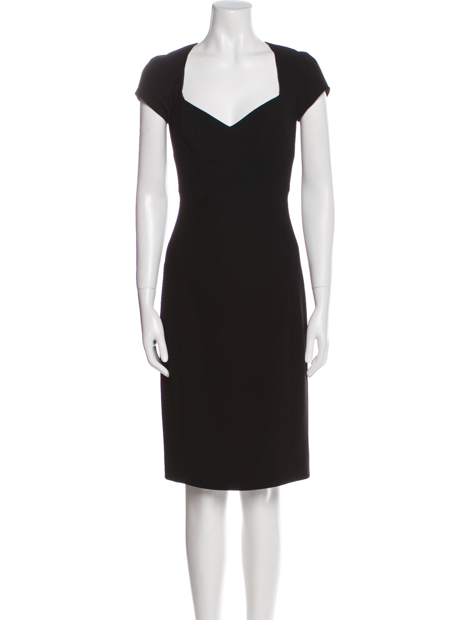 Narciso Rodriguez V-Neck Knee-Length Dress