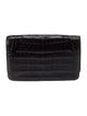 Narciso Rodriguez Embossed Leather Clutch