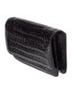 Narciso Rodriguez Embossed Leather Clutch
