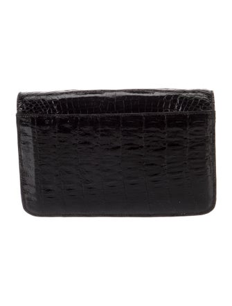 Narciso Rodriguez Embossed Leather Clutch