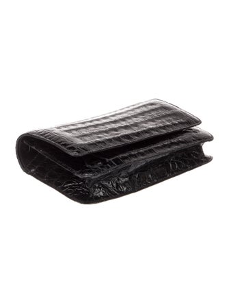 Narciso Rodriguez Embossed Leather Clutch