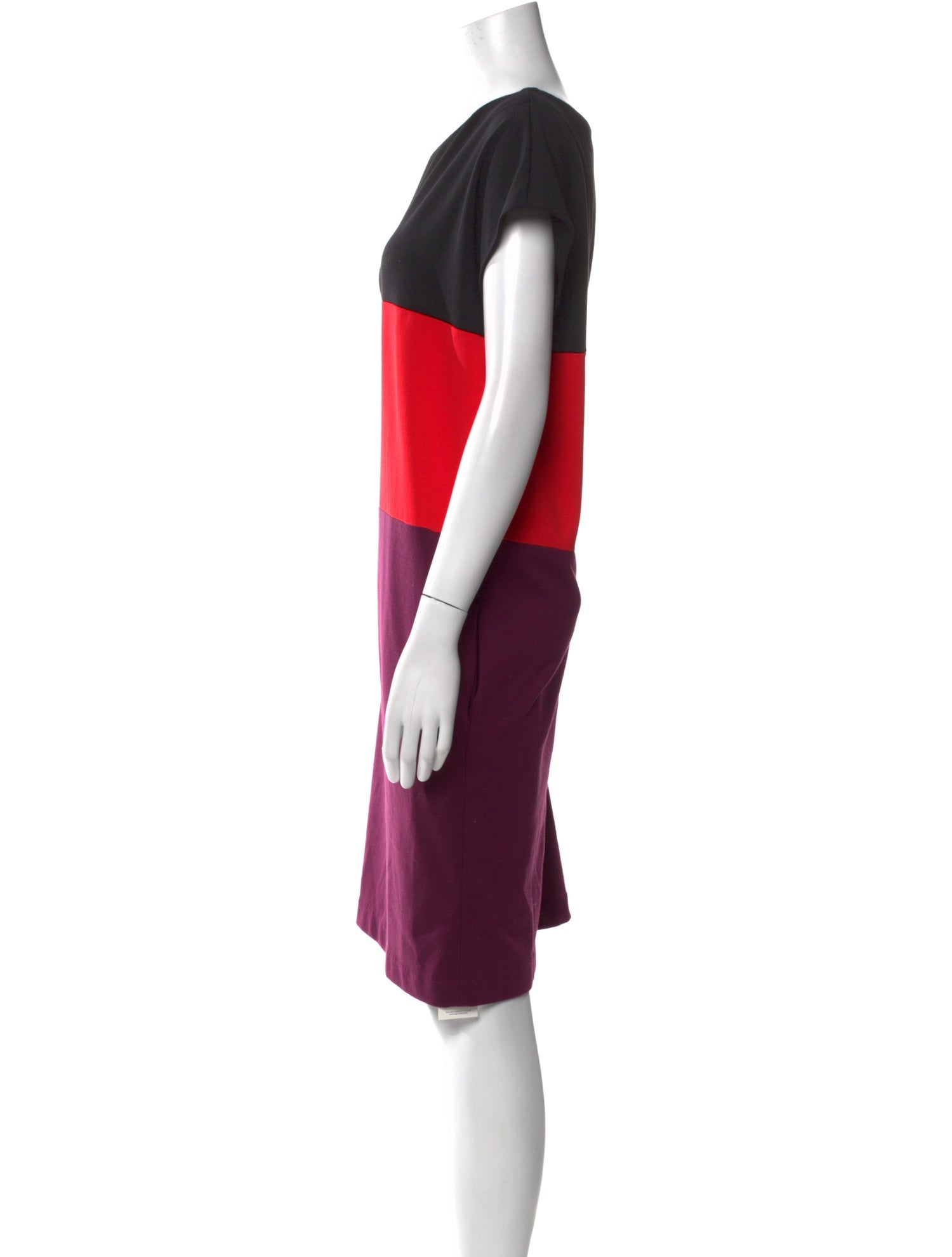 Narciso Rodriguez Colorblock Pattern Knee-Length Dress