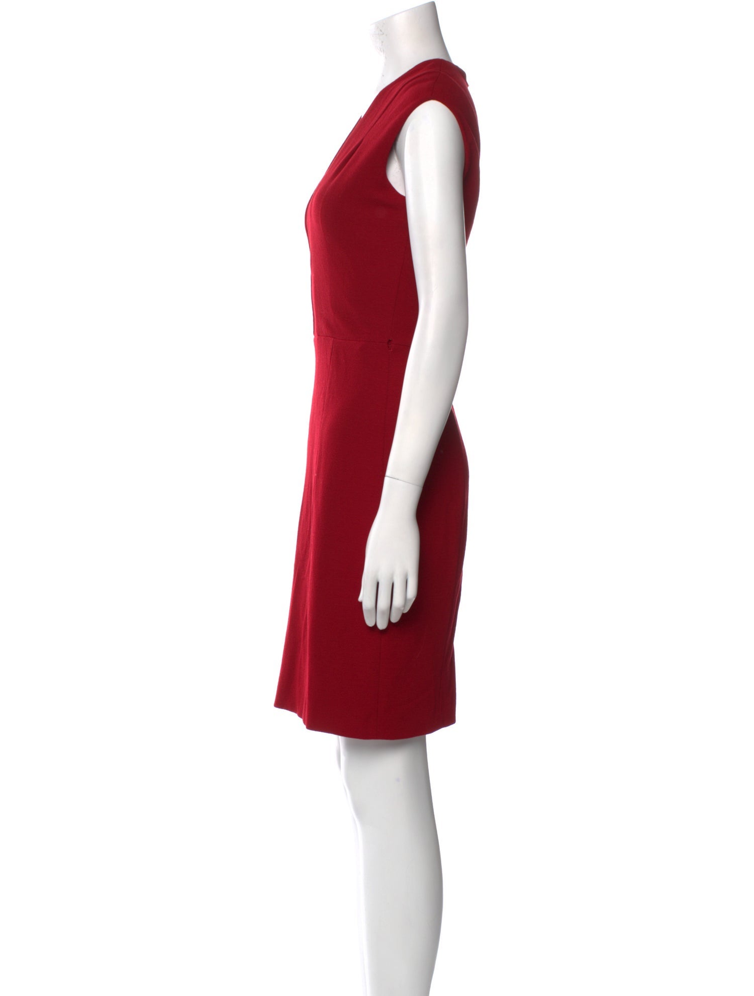 Narciso Rodriguez Square Neckline Mini Dress
