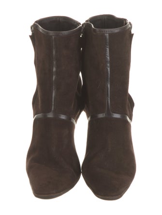 Narciso Rodriguez Suede Printed Boots