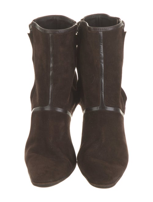 Narciso Rodriguez Suede Printed Boots