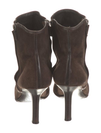 Narciso Rodriguez Suede Printed Boots