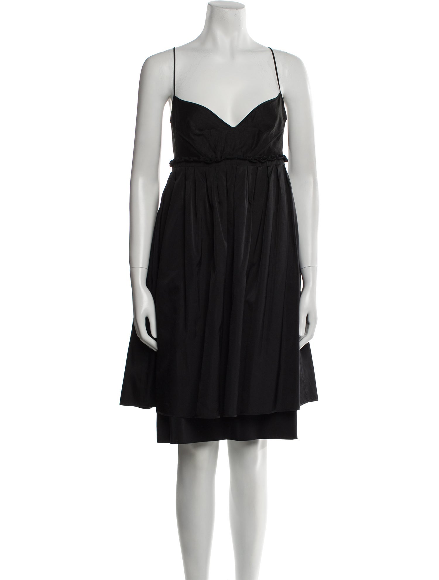 Narciso Rodriguez Silk Knee-Length Dress