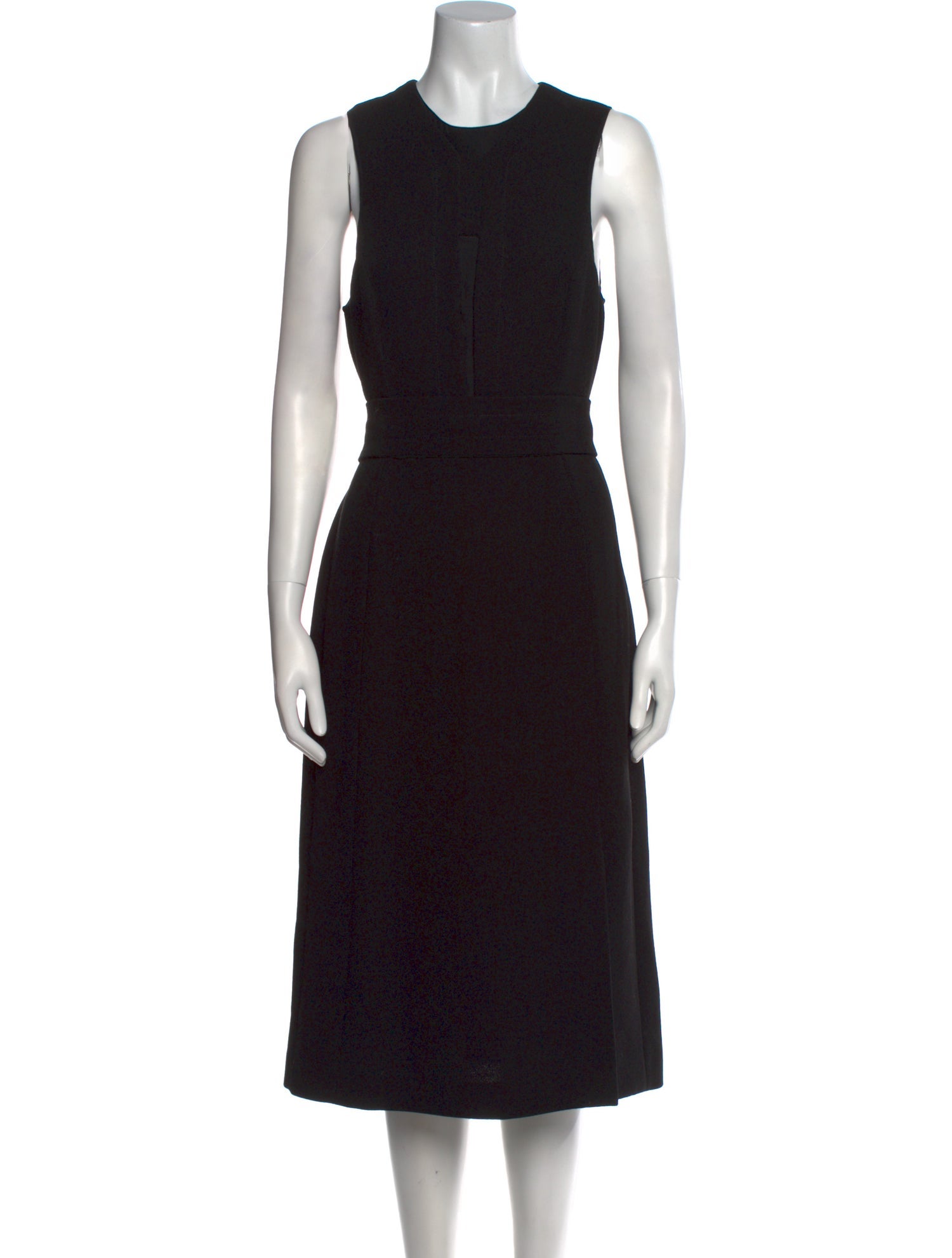 Narciso Rodriguez Crew Neck Long Dress