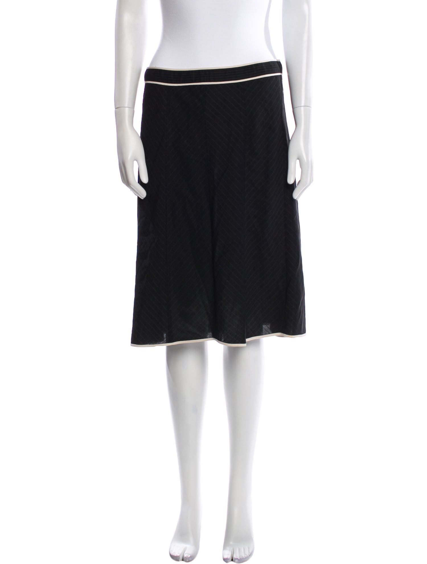 Narciso Rodriguez Wool Knee-Length Skirt