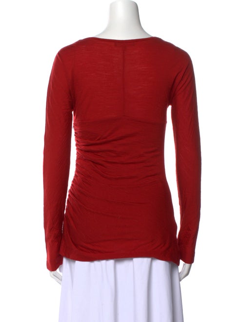 Narciso Rodriguez Wool Square Neckline Top