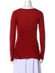 Narciso Rodriguez Wool Square Neckline Top