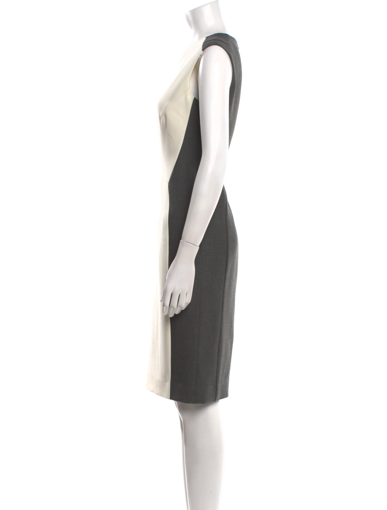Narciso Rodriguez Scoop Neck Knee-Length Dress