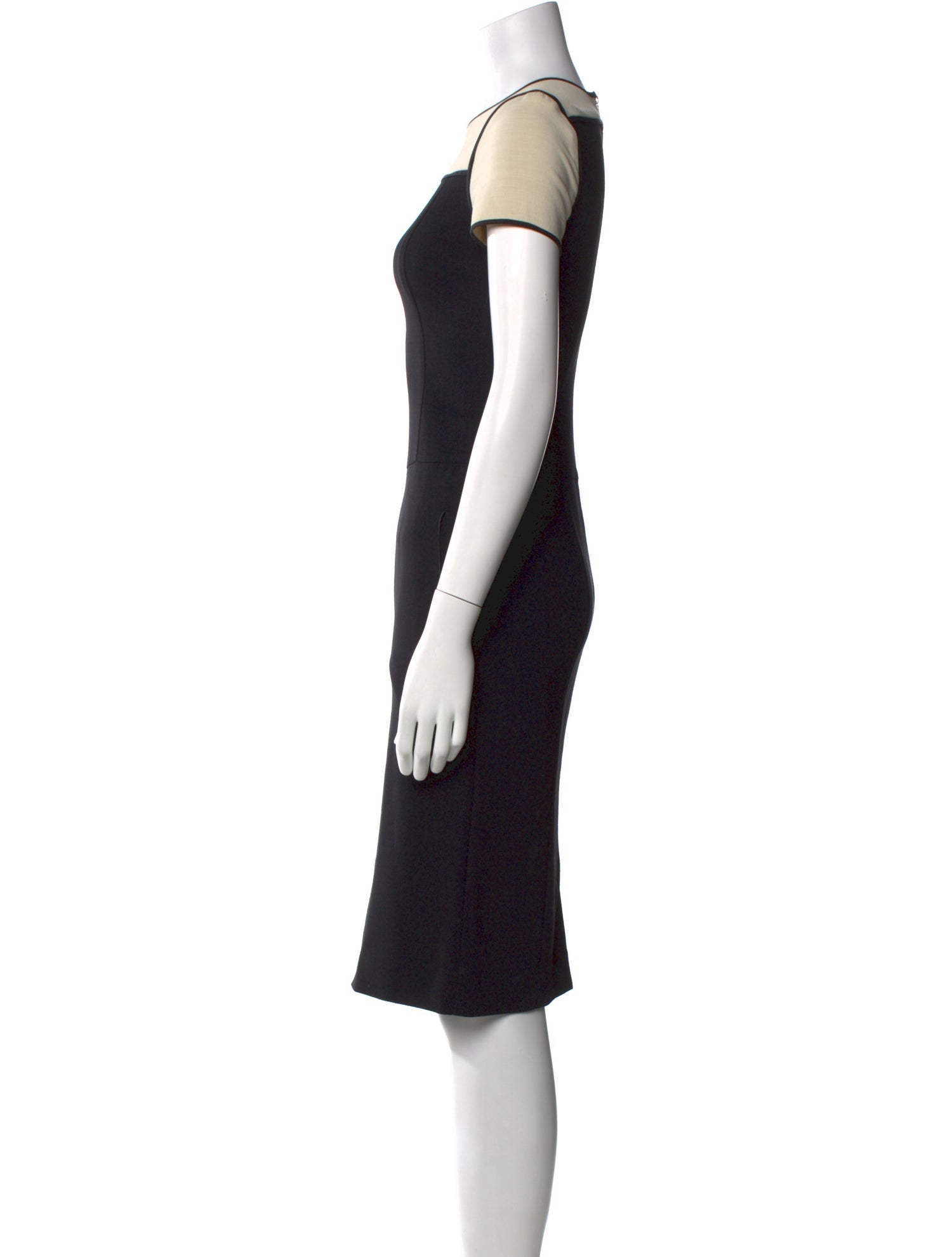 Narciso Rodriguez Crew Neck Knee-Length Dress