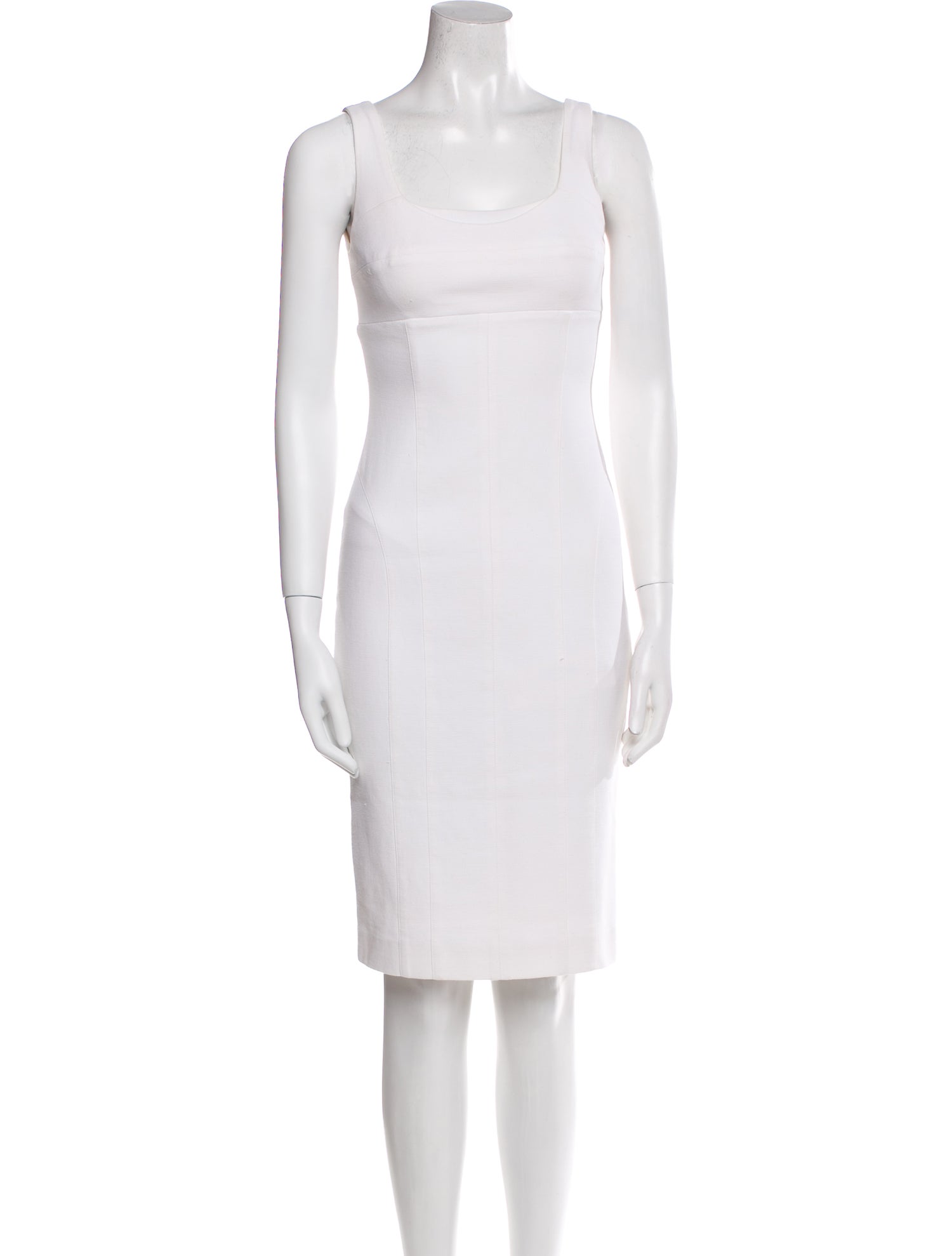 Narciso Rodriguez Scoop Neck Knee-Length Dress