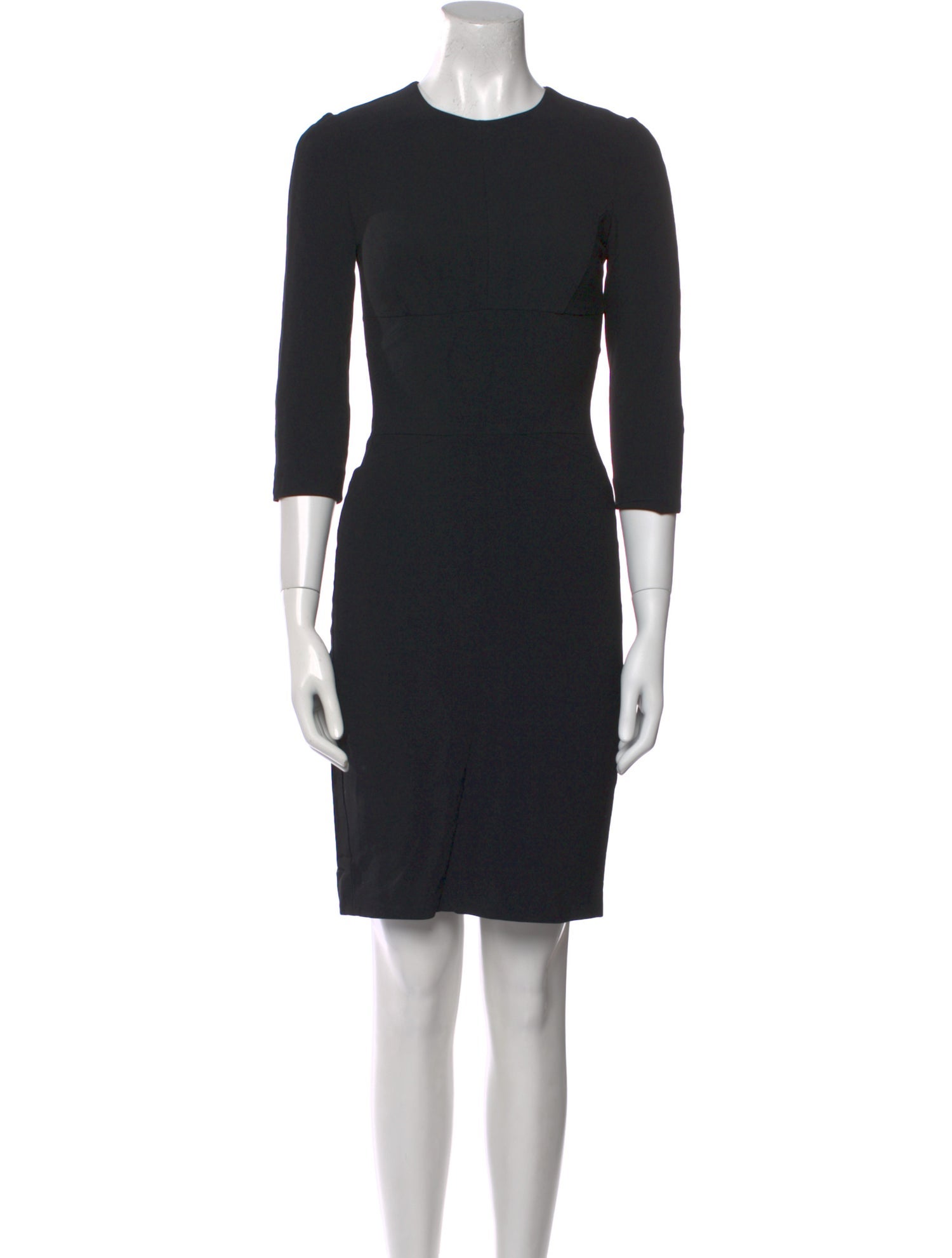 Narciso Rodriguez Crew Neck Mini Dress