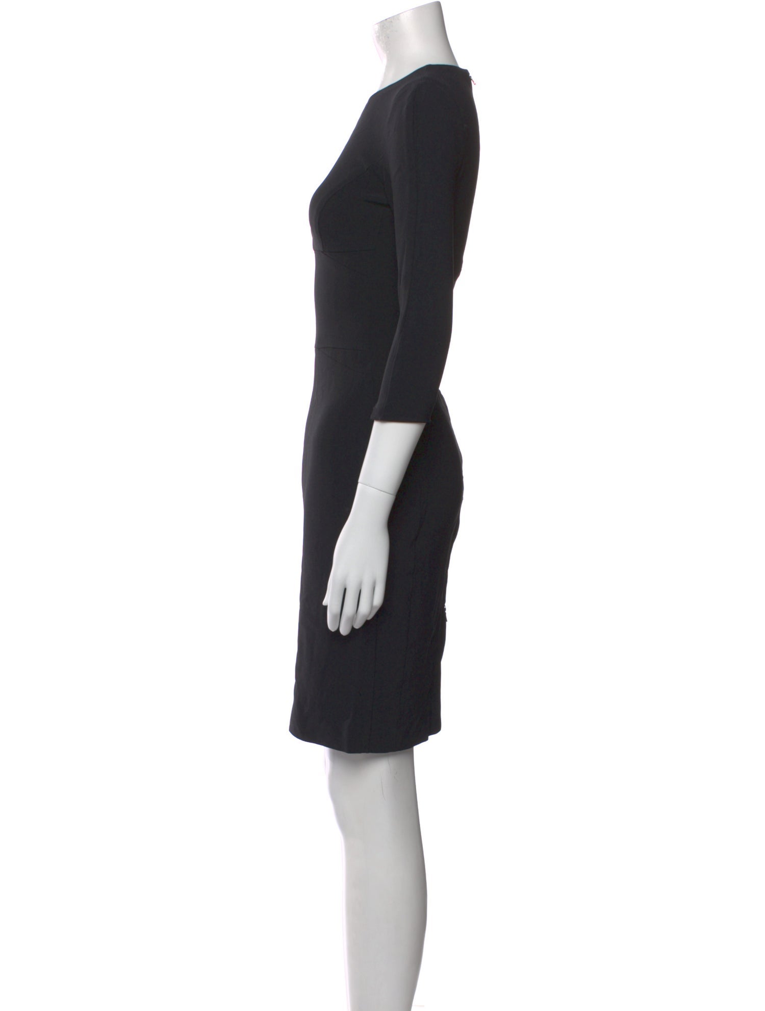 Narciso Rodriguez Crew Neck Mini Dress
