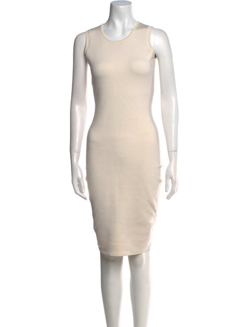 Narciso Rodriguez Silk Knee-Length Dress