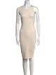 Narciso Rodriguez Silk Knee-Length Dress