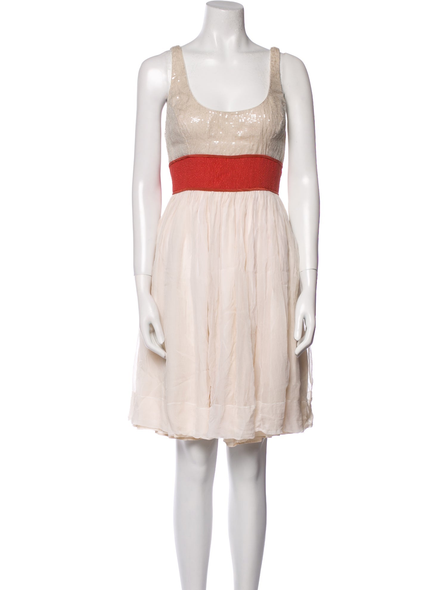 Narciso Rodriguez Silk Mini Dress