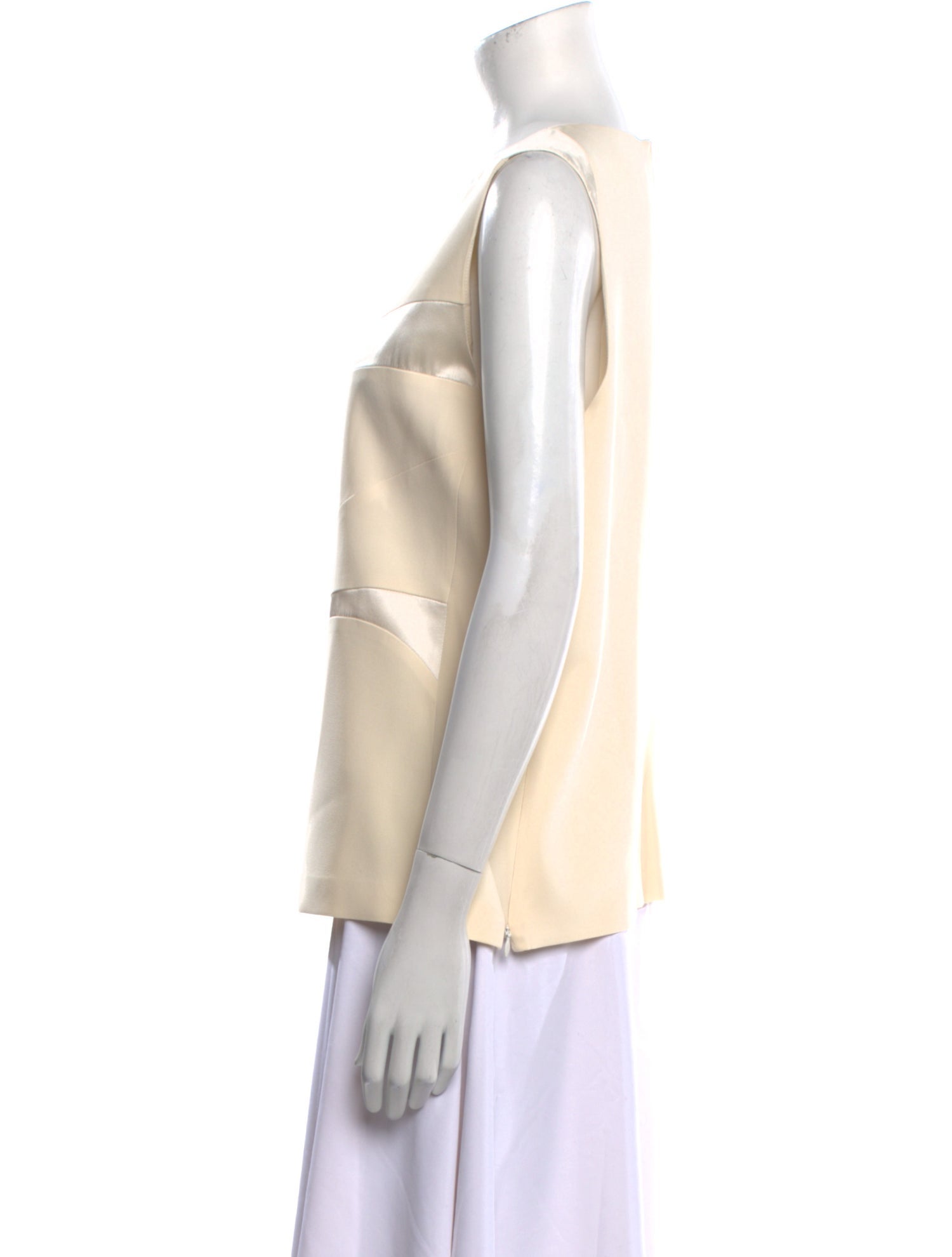 Narciso Rodriguez Silk V-Neck Tunic