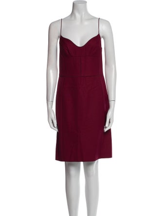 Narciso Rodriguez Wool Mini Dress