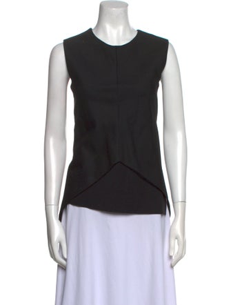 Narciso Rodriguez Virgin Wool Crew Neck Top