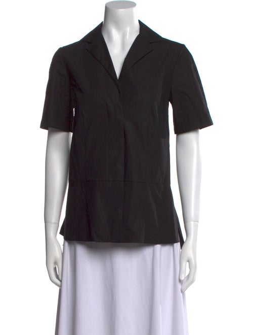 Narciso Rodriguez Short Sleeve Button-Up Top