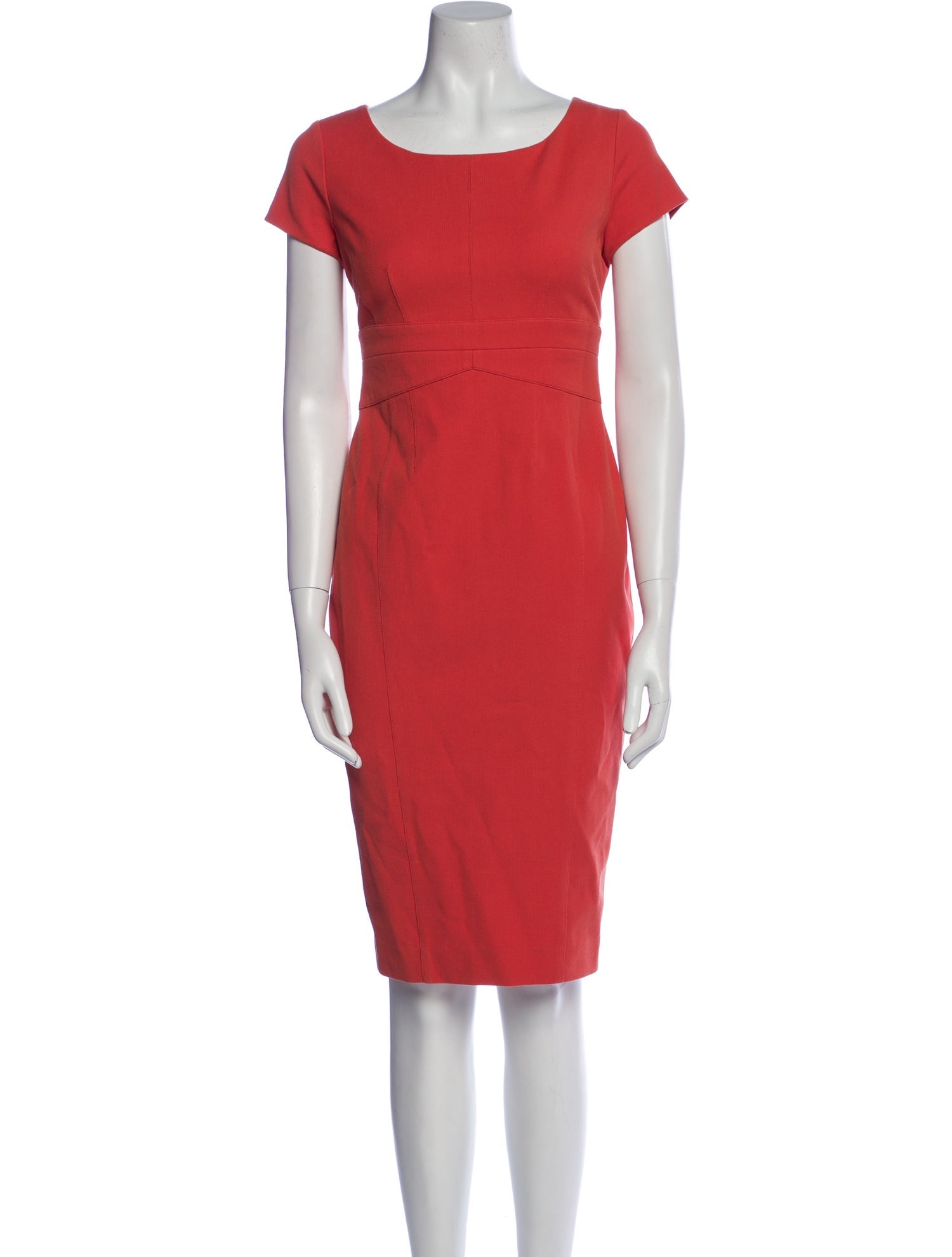 Narciso Rodriguez Scoop Neck Knee-Length Dress