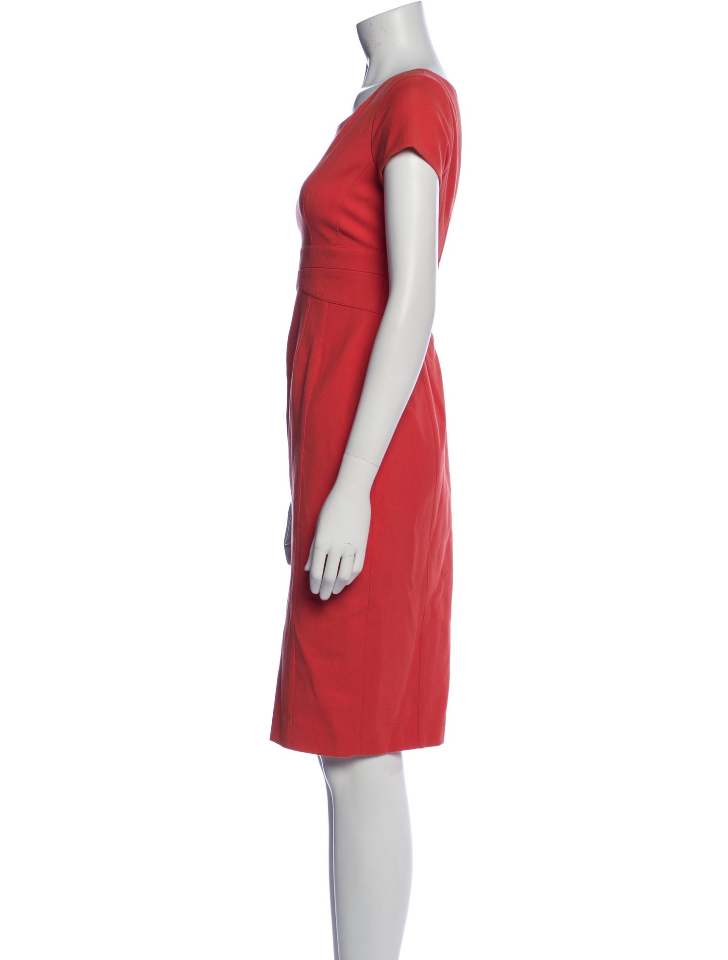 Narciso Rodriguez Scoop Neck Knee-Length Dress