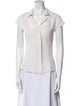 Narciso Rodriguez Short Sleeve Button-Up Top