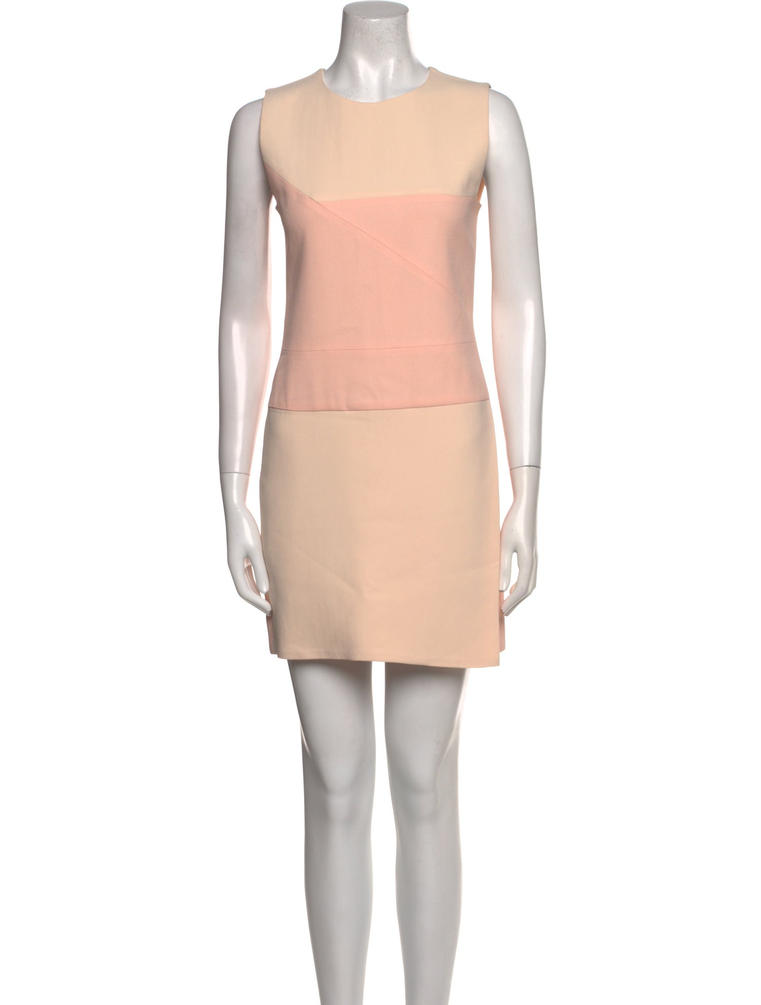 Narciso Rodriguez Colorblock Pattern Mini Dress