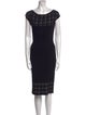 Narciso Rodriguez Merino Wool Midi Length Dress