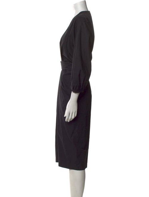 Narciso Rodriguez V-Neck Midi Length Dress
